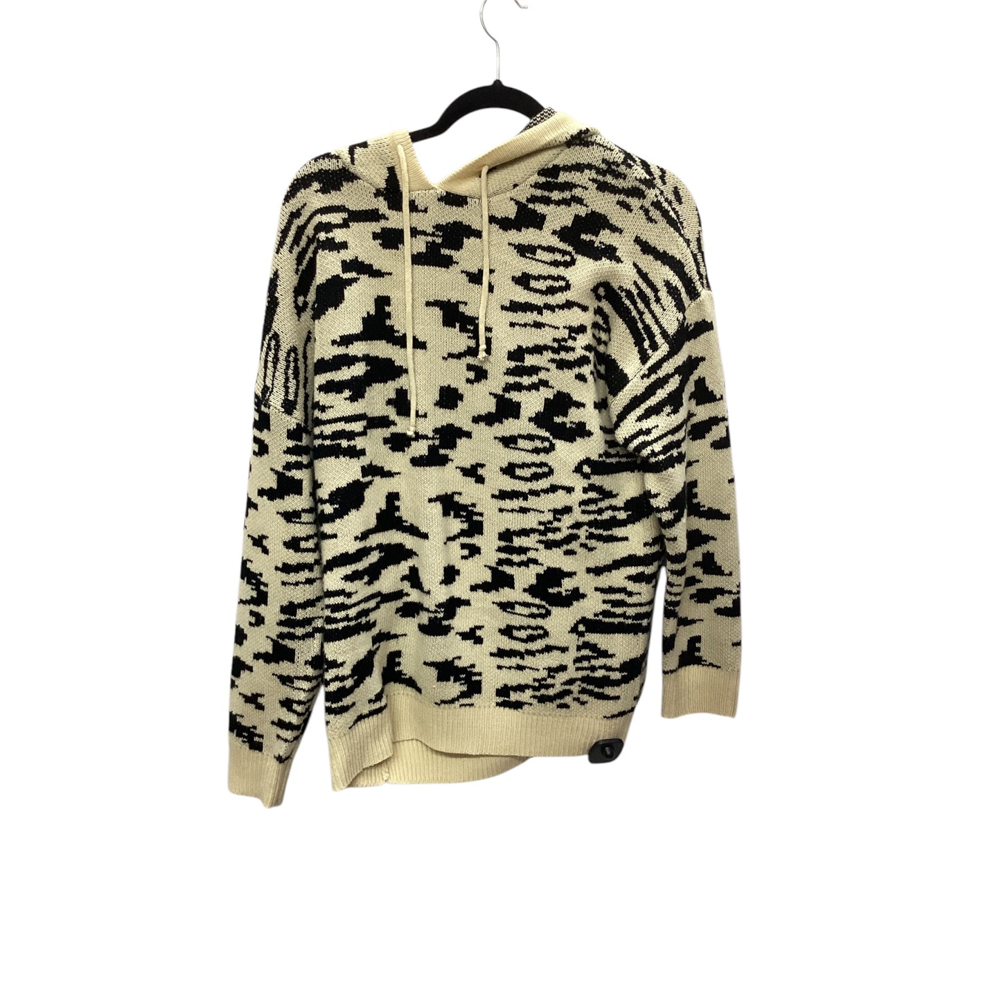 Sweatshirt Hoodie By Clothes Mentor In Animal Print, Size: L