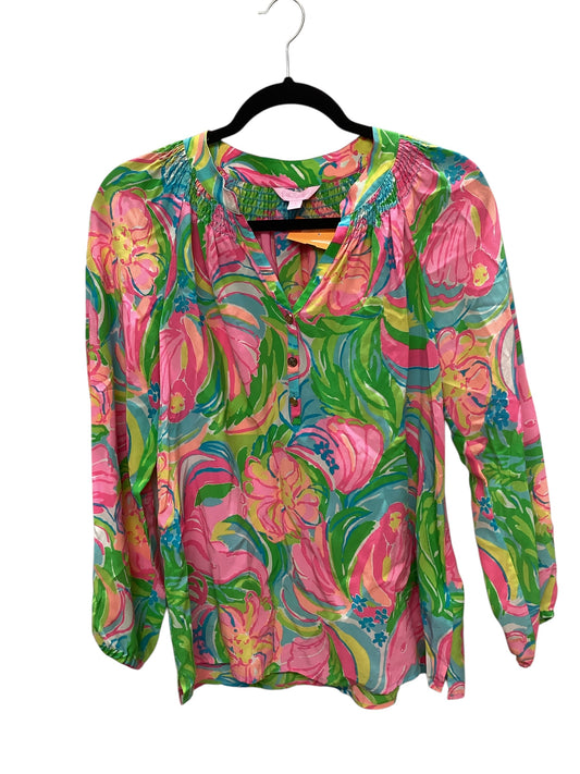 Top Long Sleeve By Lilly Pulitzer In Multi-colored, Size: S