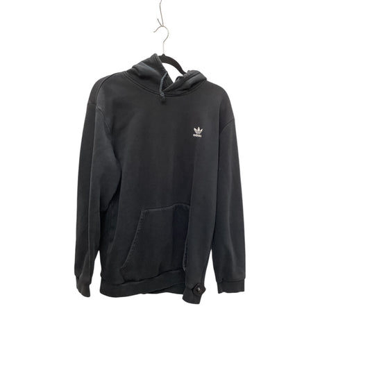 Sweatshirt Hoodie By Adidas In Black, Size: L