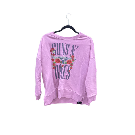 Sweatshirt Crewneck By Clothes Mentor In Pink, Size: L