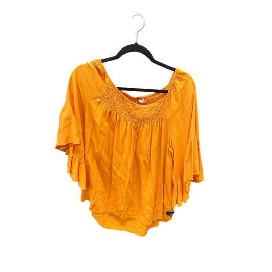 Top Long Sleeve By Cato In Yellow, Size: L