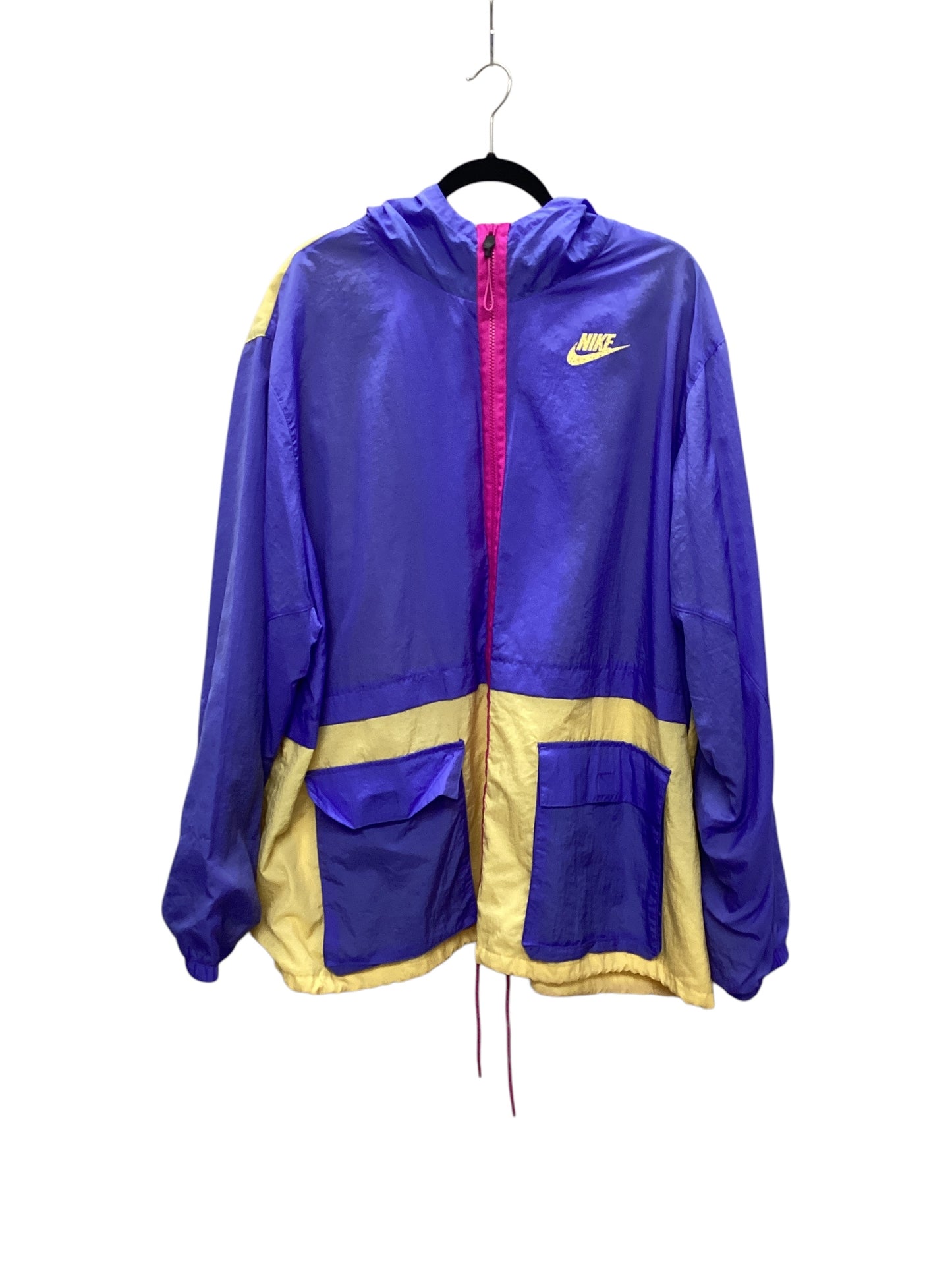 Athletic Jacket By Nike Apparel In Multi-colored, Size: 3x