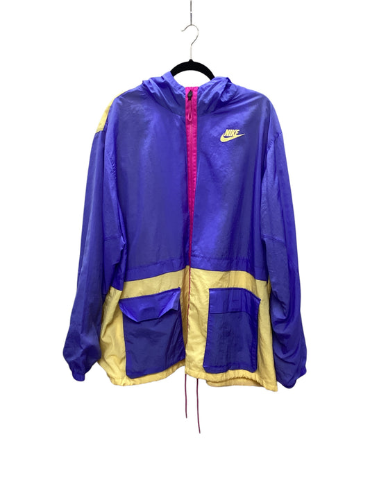 Athletic Jacket By Nike Apparel In Multi-colored, Size: 3x