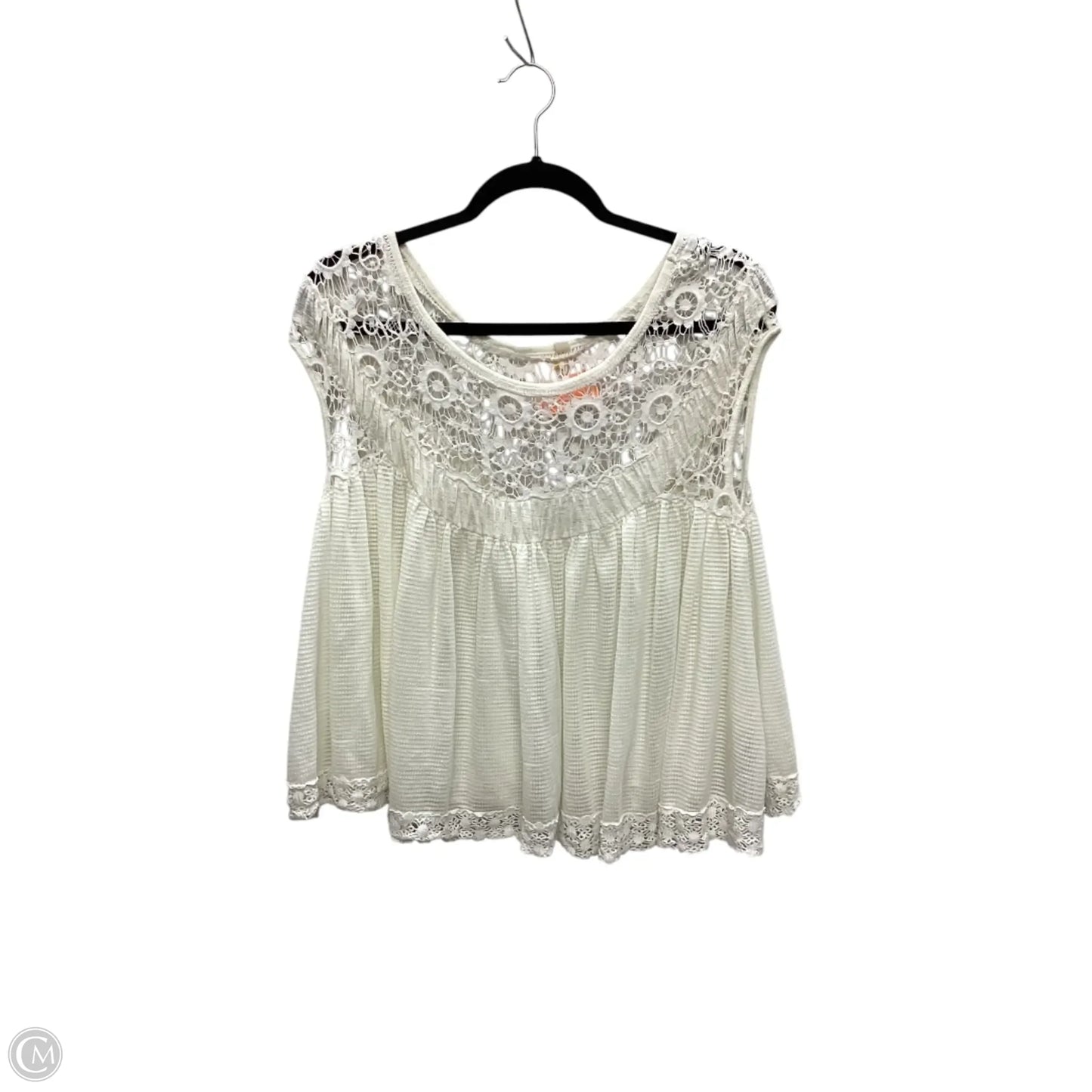 Top Sleeveless By Free People In White, Size: S