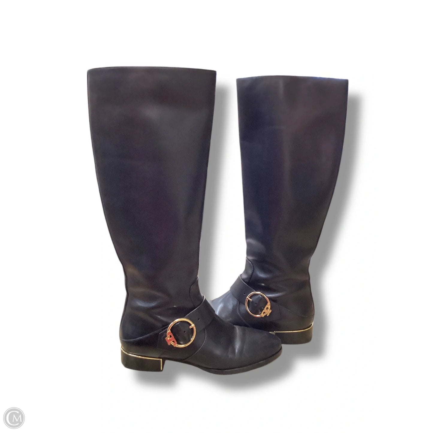 Boots Designer By Tory Burch In Black, Size: 8