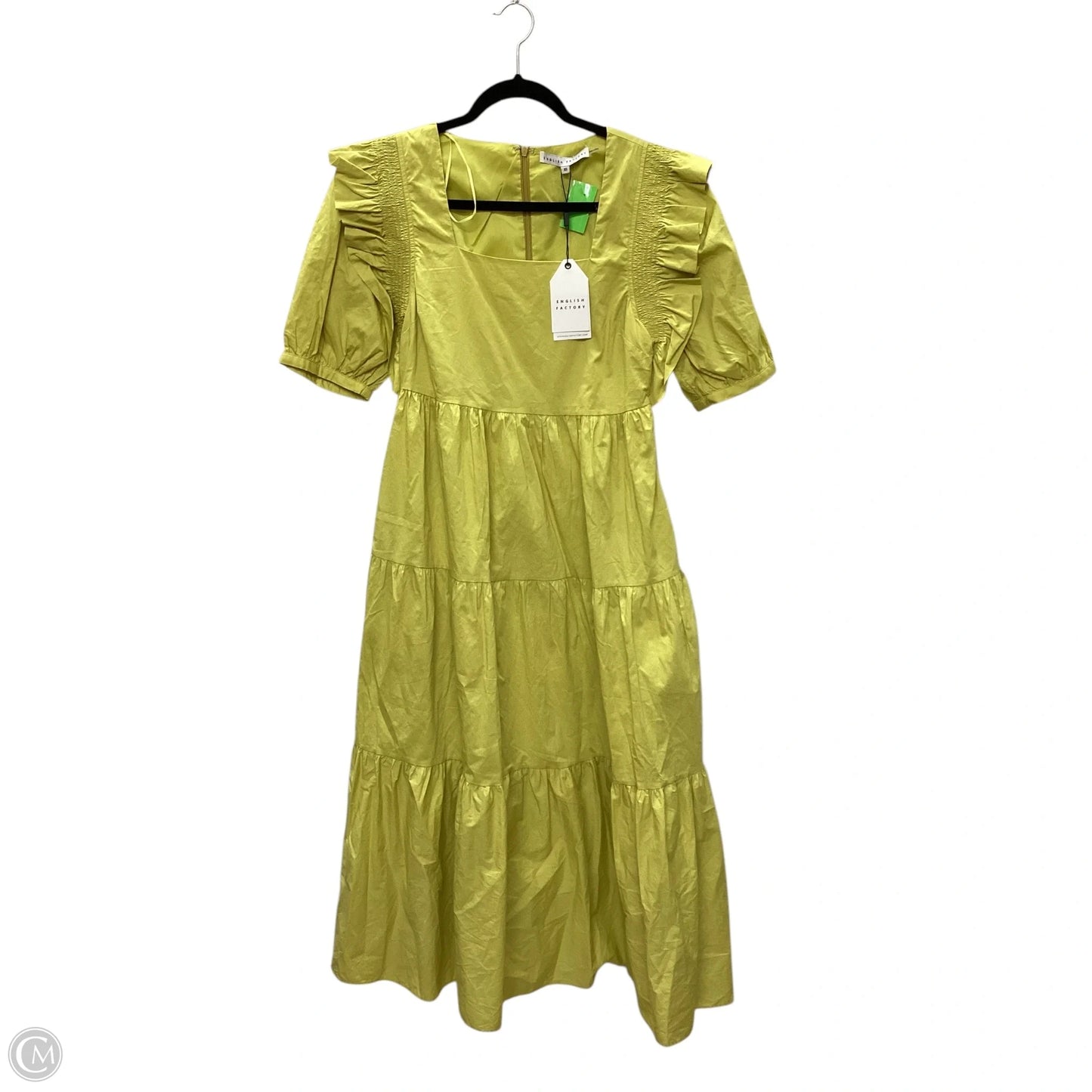 Dress Casual Maxi By English Factory In Yellow, Size: Xs