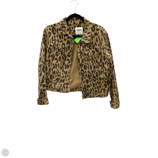 Jacket Denim By Kensie In Animal Print, Size: M