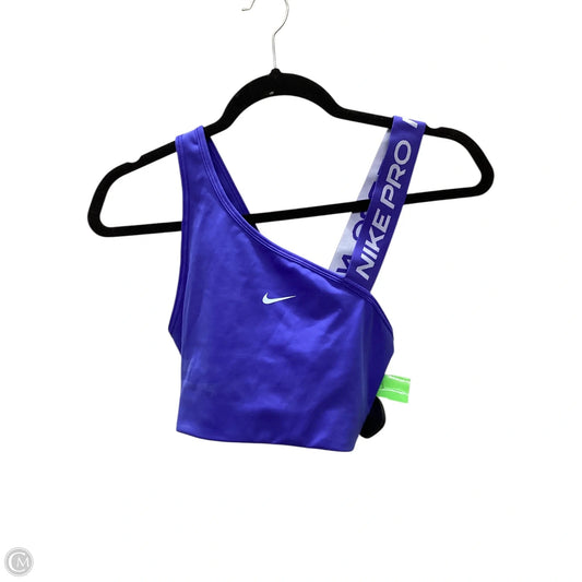 Athletic Bra By Nike Apparel In Blue, Size: M