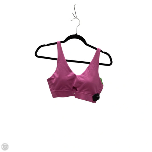 Athletic Bra By Nike Apparel In Pink, Size: M