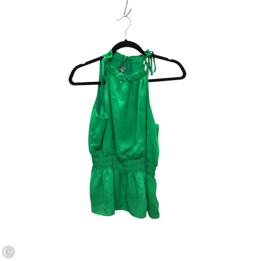 Top Sleeveless By Naked Zebra In Green, Size: L