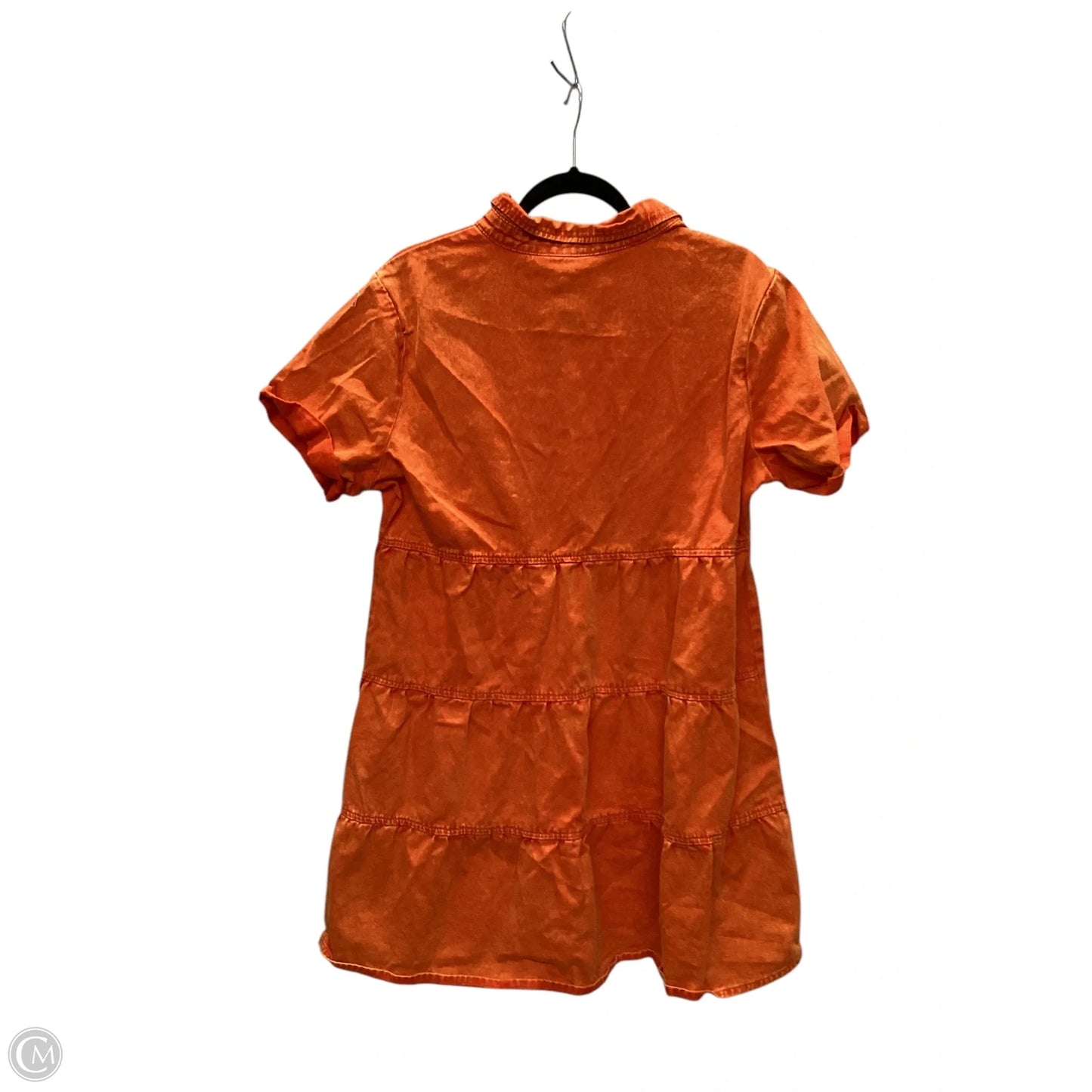 Dress Casual Short By Clothes Mentor In Orange, Size: L