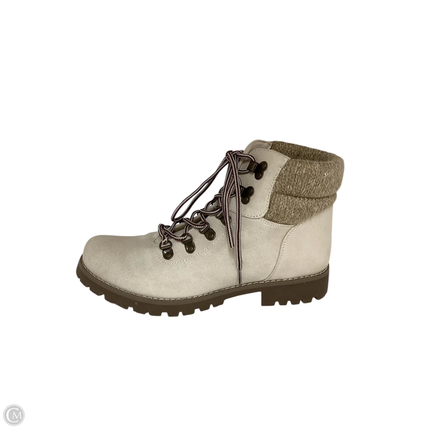 Boots Ankle Flats By White Mountain In Beige, Size: 9