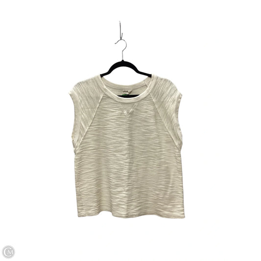 Top Sleeveless By Universal Thread In Cream, Size: M