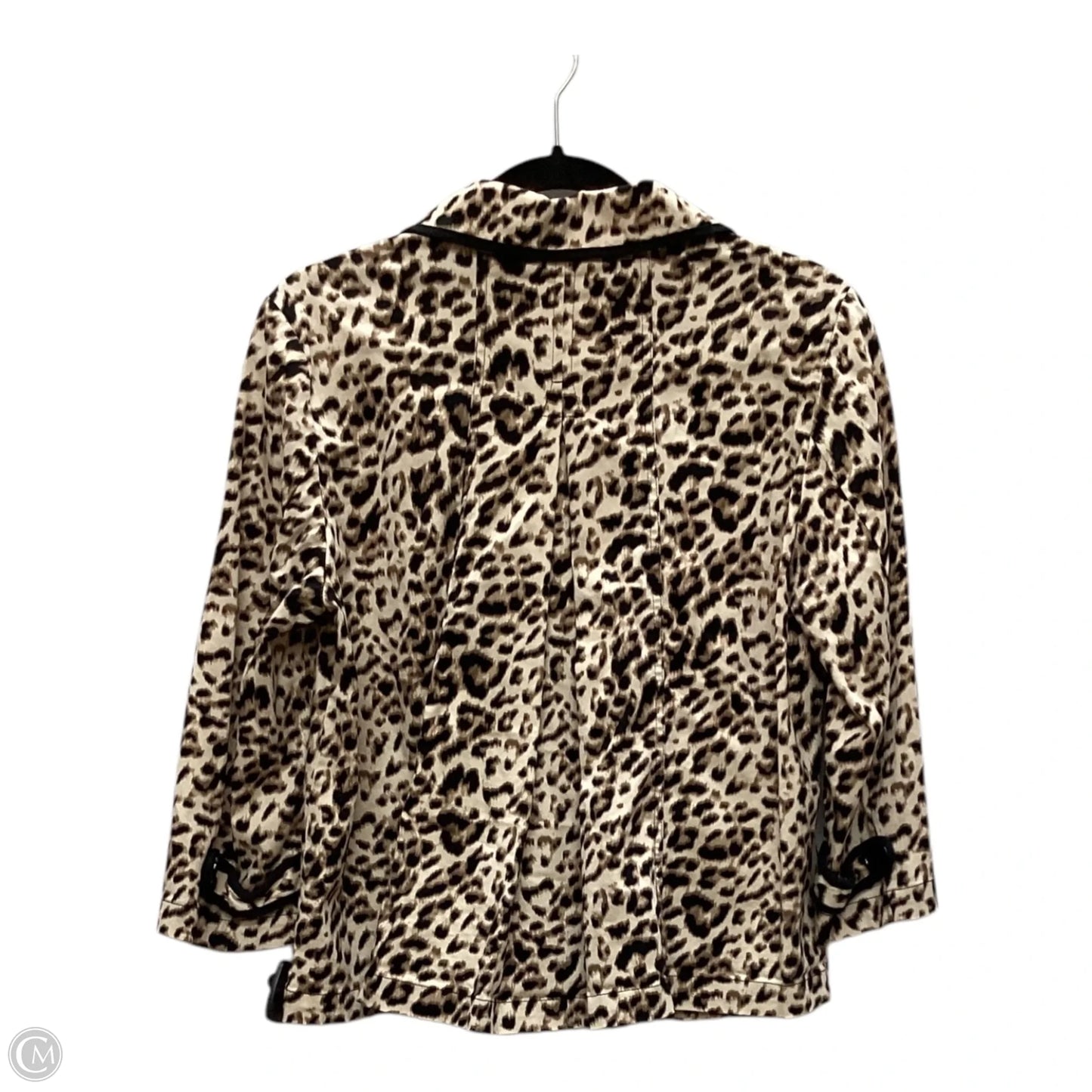 Blazer By Chicos In Animal Print, Size: M