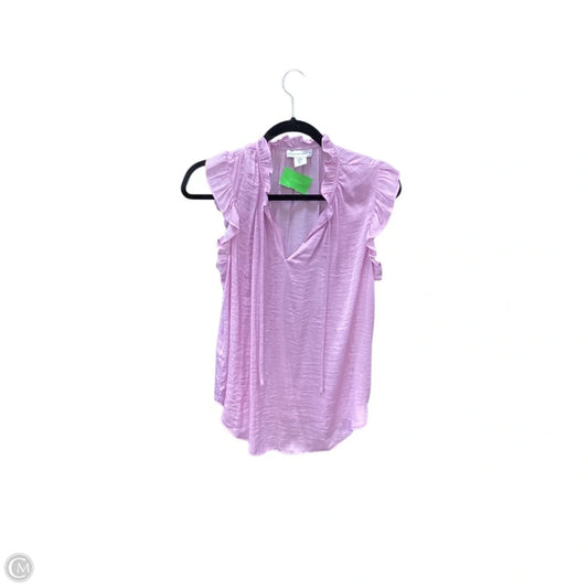 Top Sleeveless Basic By Cupcakes And Cashmere In Pink, Size: M