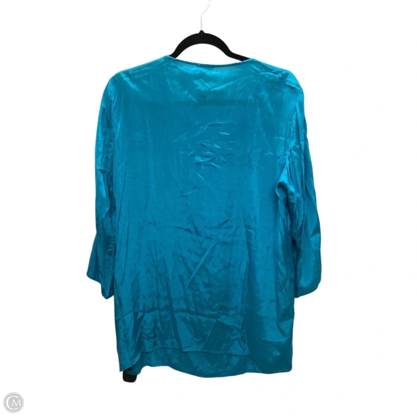 Top Long Sleeve By Chicos In Blue, Size: L