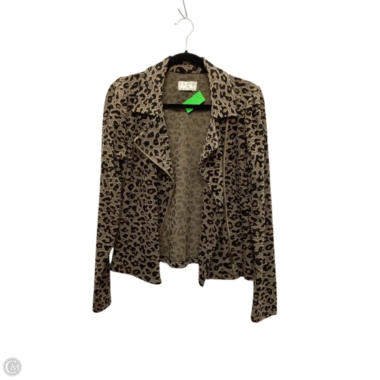 Jacket Other By Z Supply In Animal Print, Size: L