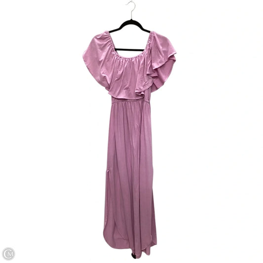 Dress Casual Maxi By Clothes Mentor In Pink, Size: L