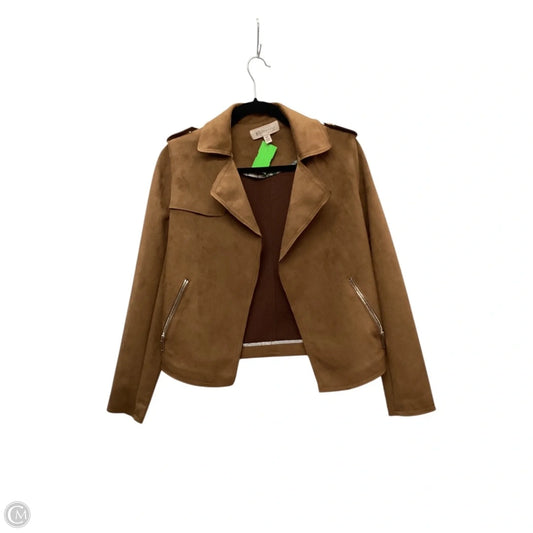 Jacket Moto By Philosophy In Brown, Size: Xs