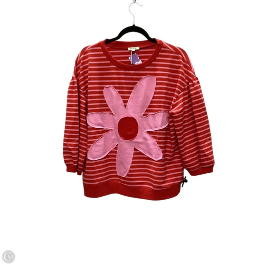 Top Short Sleeve By Jodifl In Red, Size: L