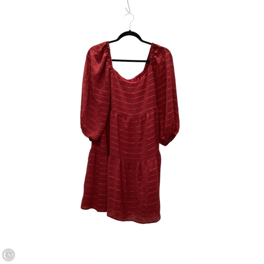 Dress Casual Short By Versona In Red, Size: L