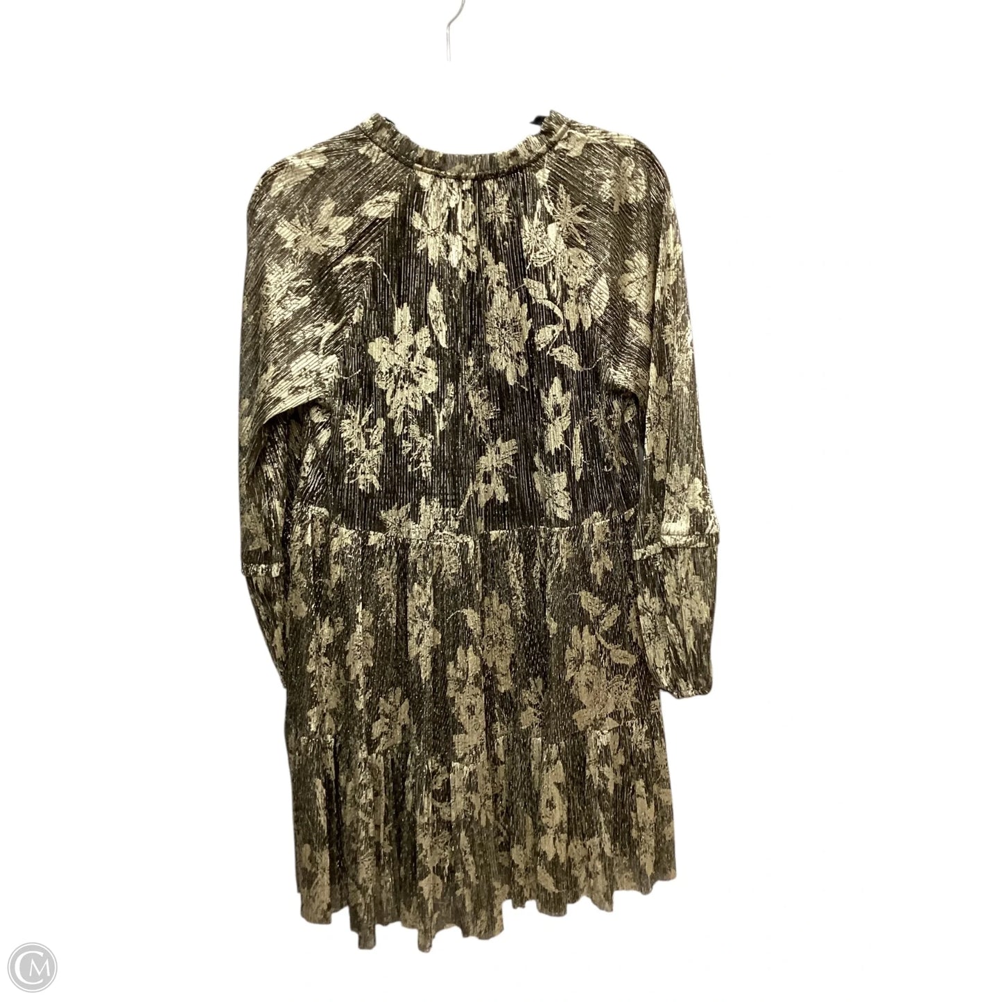Dress Casual Short By Vince Camuto In Gold, Size: S