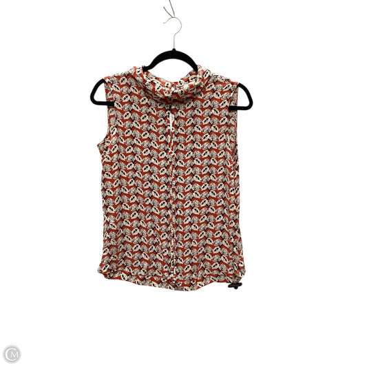 Top Sleeveless Designer By Tory Burch In Floral Print, Size: Xs
