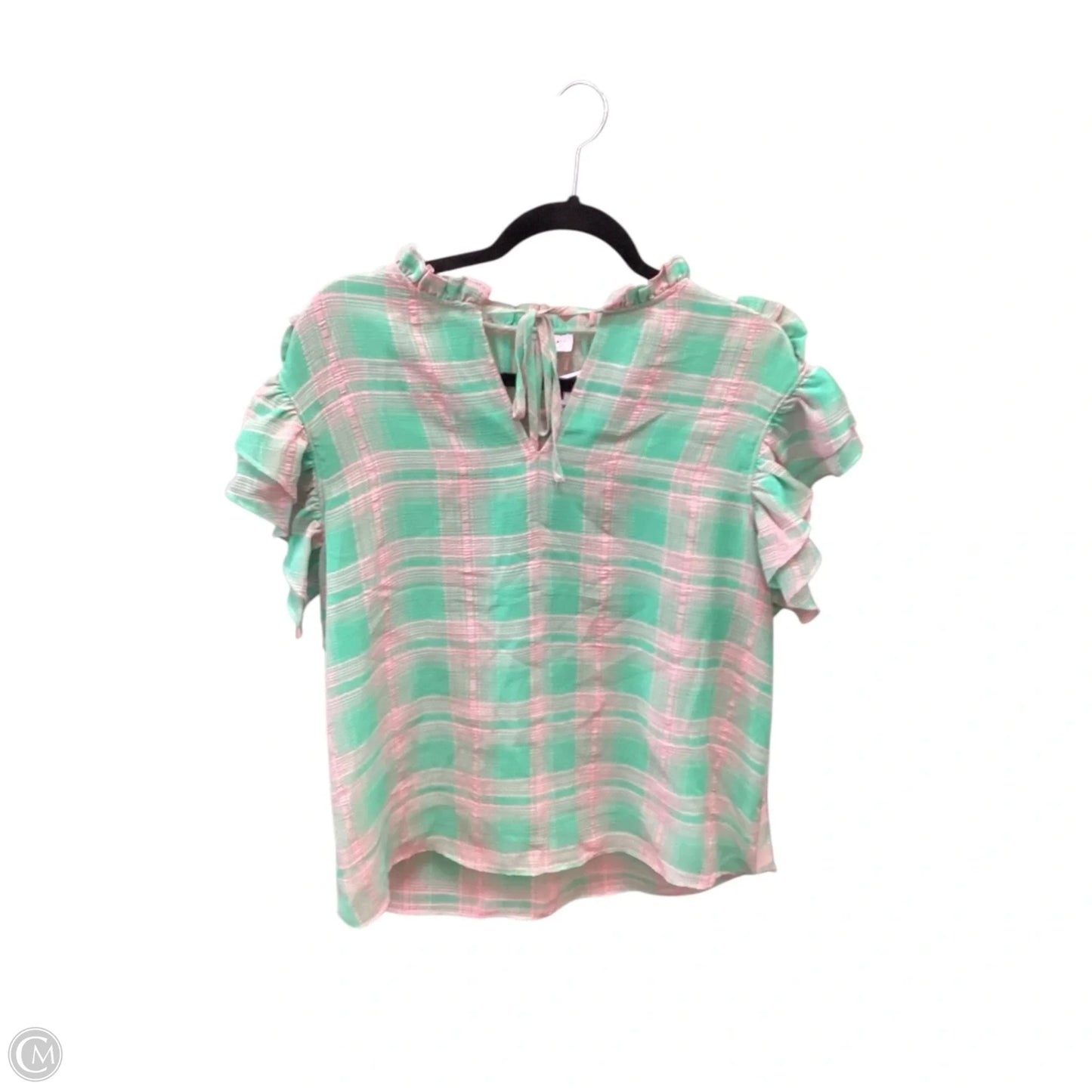 Top Sleeveless By Current Air In Green, Size: M