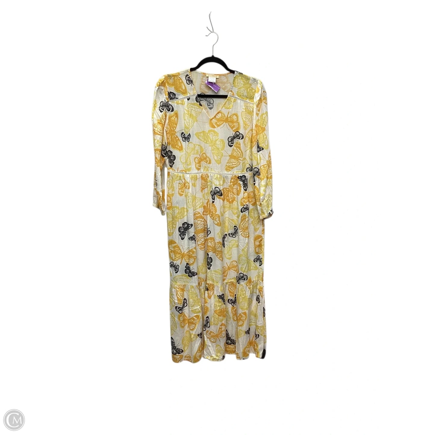 Dress Casual Maxi By Clothes Mentor In Yellow, Size: S