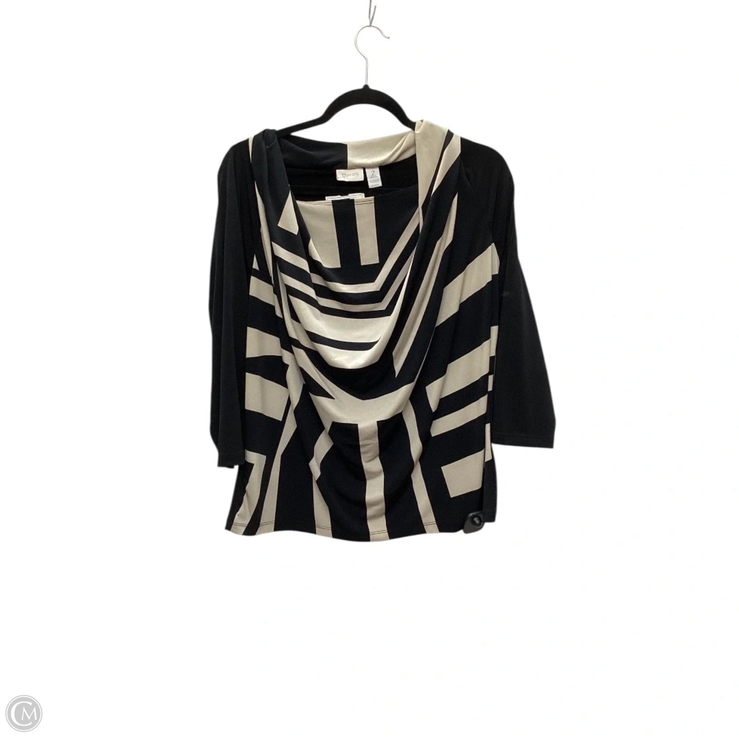 Top Long Sleeve By Chicos In Multi-colored, Size: L