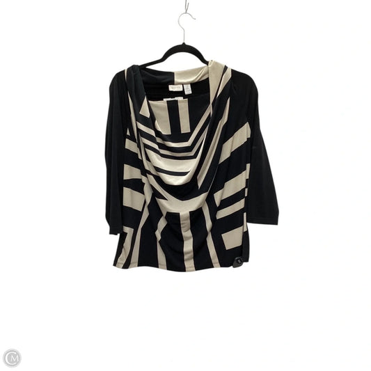 Top Long Sleeve By Chicos In Multi-colored, Size: L