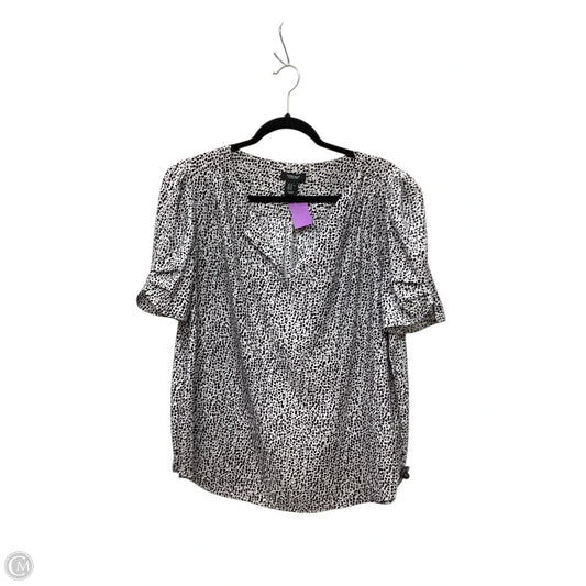 Top Short Sleeve By Jones And Co In Black, Size: Xl