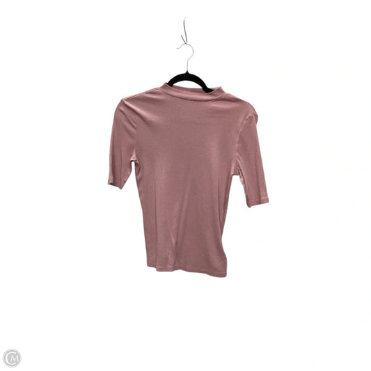 Top Short Sleeve Basic By A New Day In Pink, Size: S