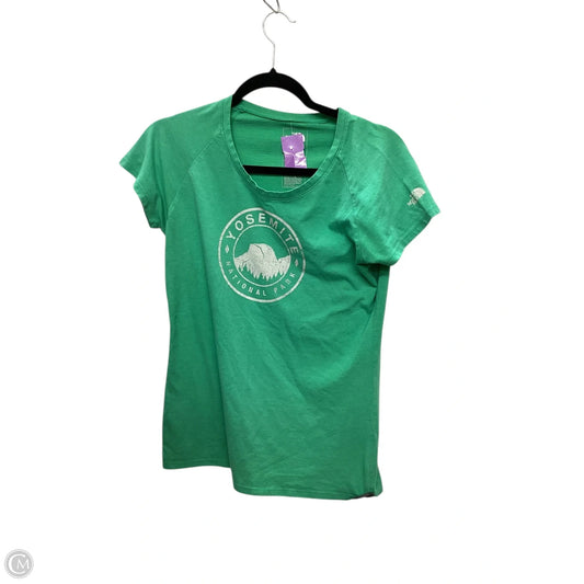 Top Short Sleeve By The North Face In Green, Size: M