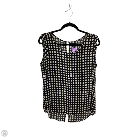 Top Sleeveless By Gap In Black, Size: M