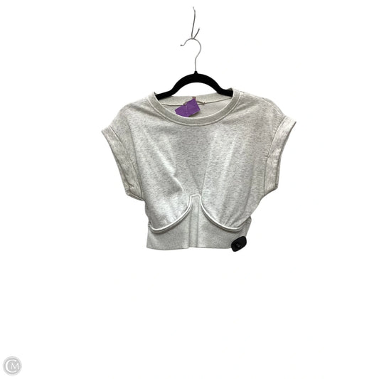 Top Short Sleeve By Clothes Mentor In Grey, Size: L