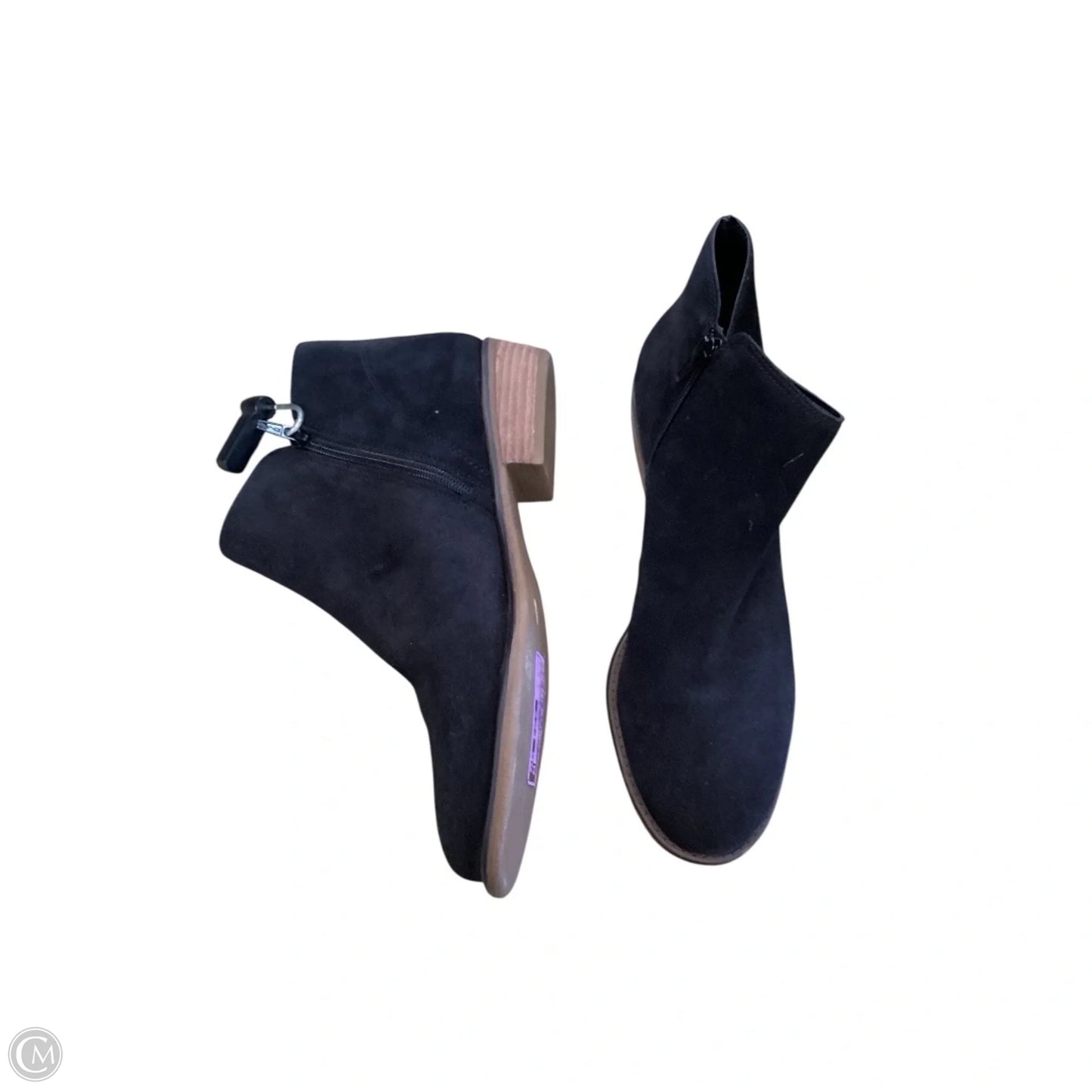 Boots Ankle Heels By Chelsea And Violet In Black, Size: 9