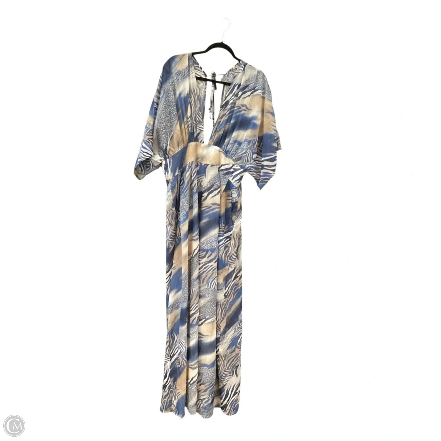 Dress Casual Maxi By Fashion Nova In Blue, Size: 1x
