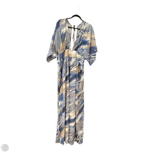 Dress Casual Maxi By Fashion Nova In Blue, Size: 1x