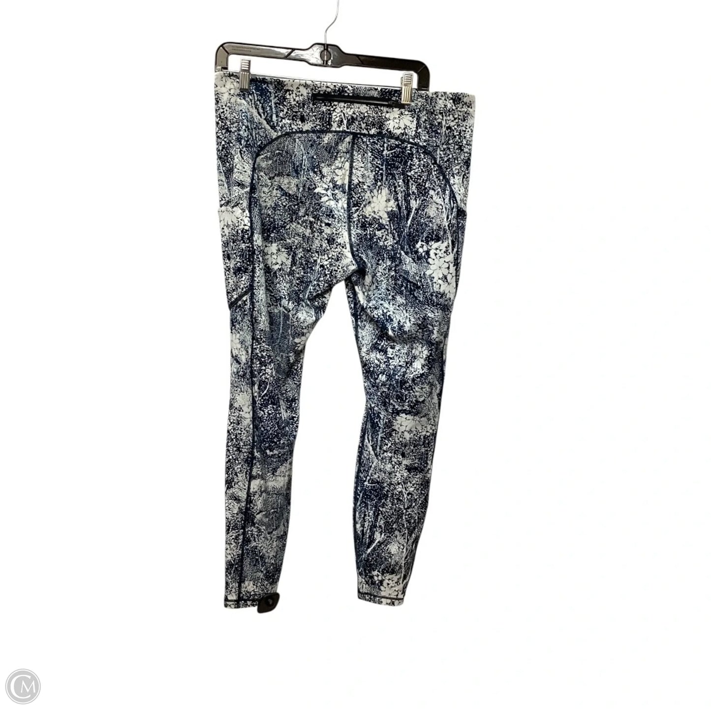 Athletic Leggings By Lululemon In Blue, Size: 14