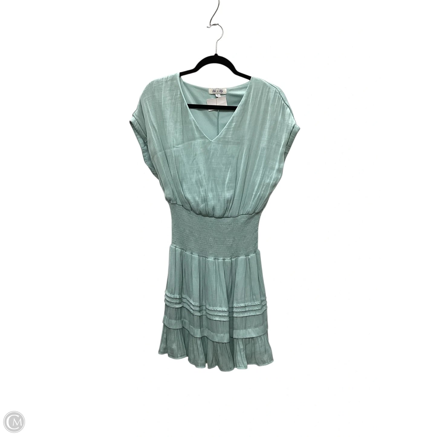 Dress Casual Midi By She + Sky In Green, Size: L