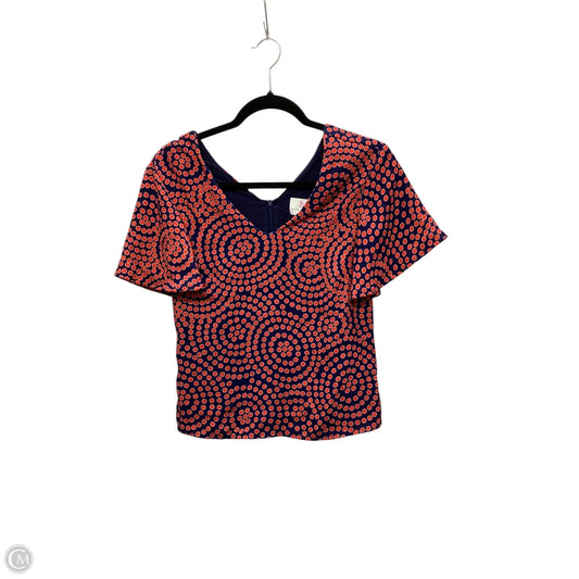 Top Short Sleeve By Julie Brown In Polkadot Pattern, Size: Xs