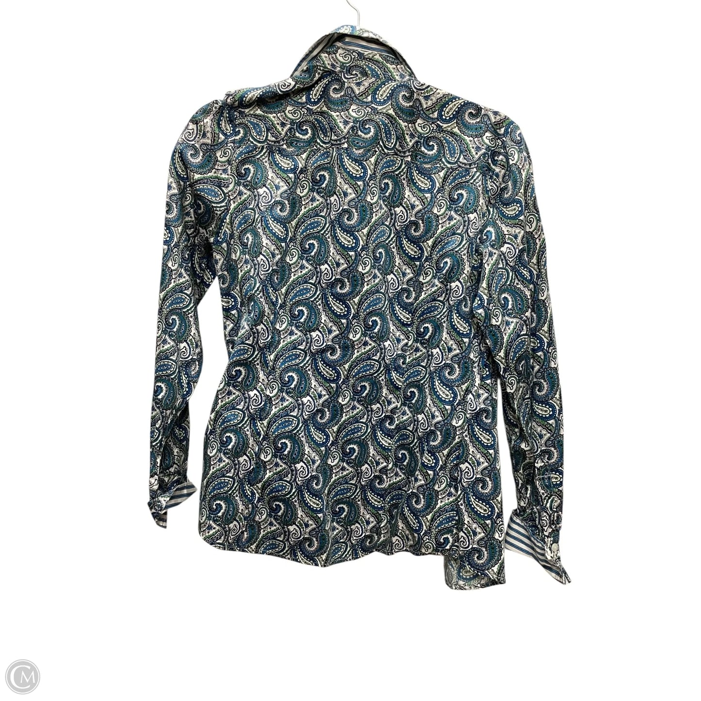 Top Long Sleeve By Tommy Hilfiger In Paisley Print, Size: S