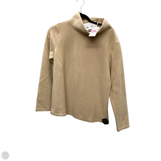 Top Long Sleeve By Aryeh In Tan, Size: S