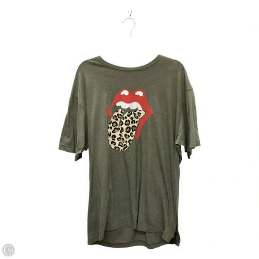 Top Short Sleeve Basic By Tultex In Green, Size: 2x