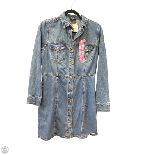 Dress Designer By Frye In Blue Denim, Size: S