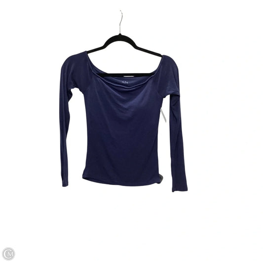 Top Long Sleeve By Clothes Mentor In Blue, Size: S