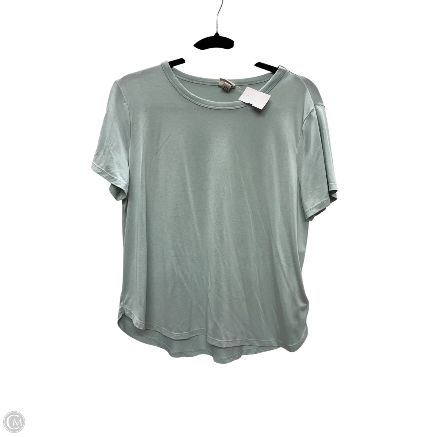 Top Short Sleeve Basic By A New Day In Blue, Size: L
