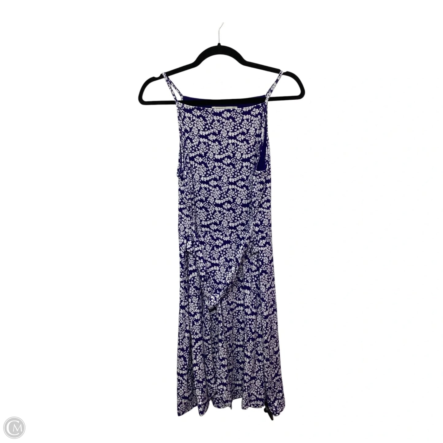 Dress Casual Midi By Loft In Blue, Size: M