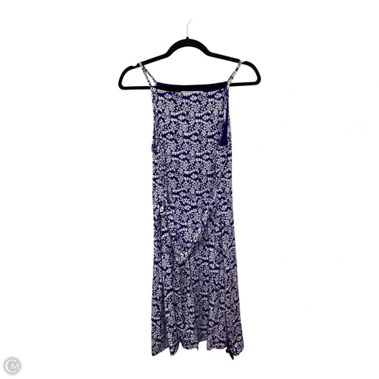 Dress Casual Midi By Loft In Blue, Size: M